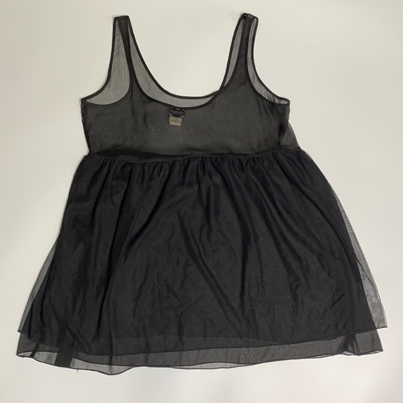 Free People Tops - Intimately Free People Black Shear Layered Top Large